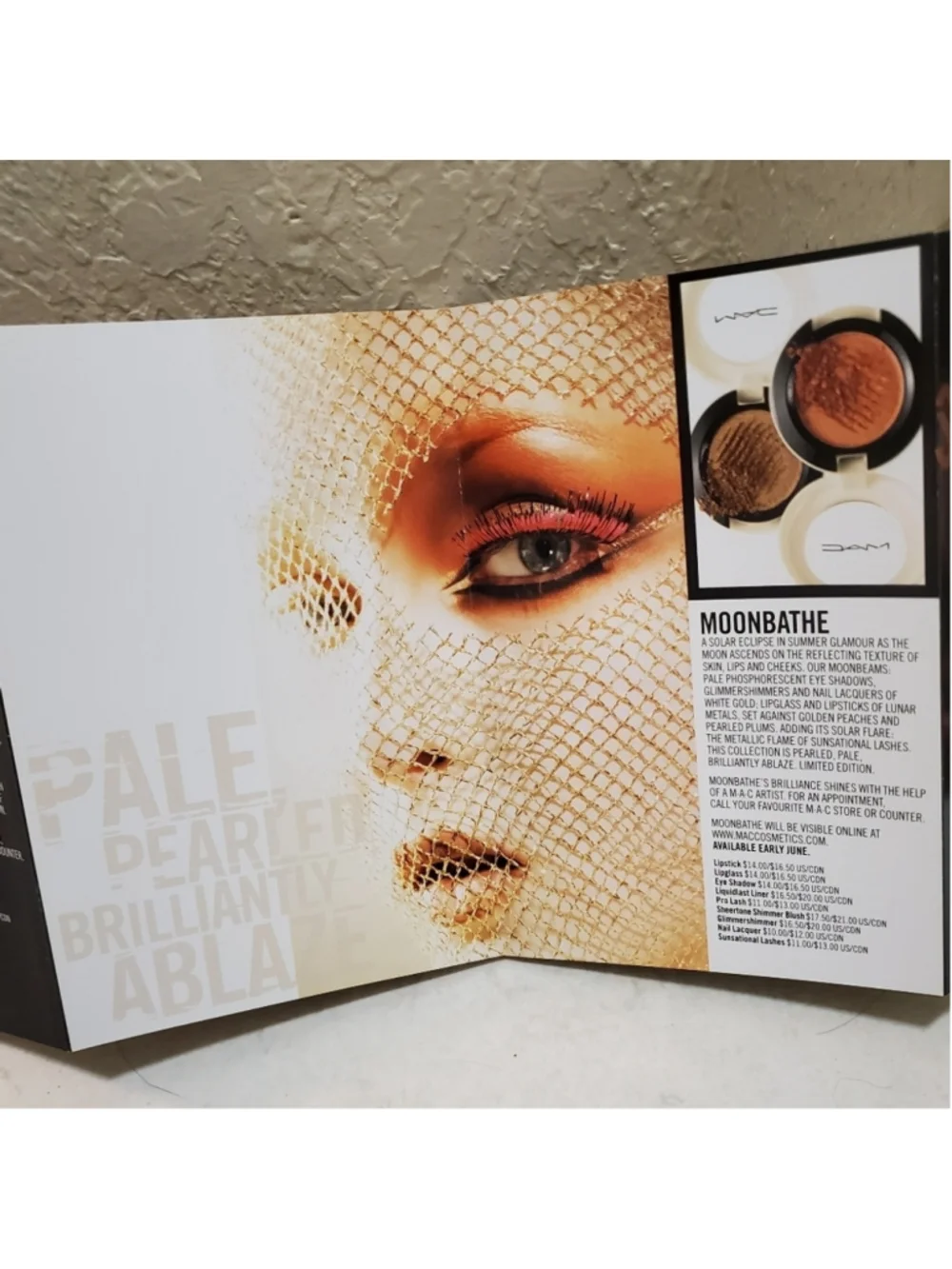LOT of 6 MAC Cosmetic LE Collectible Postcards!